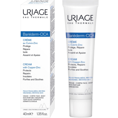 131160-1 URIAGE BARIEDERM CICA CREMA T X 40 ML REPAR CU+ZN