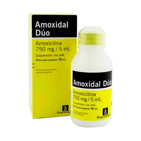 AMOXIDAL DUO 750 MG FRASCO X 70 ML. MEGALABS