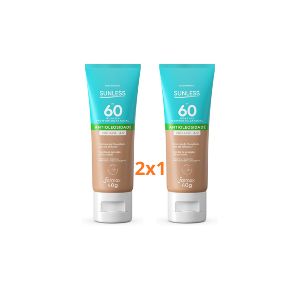 SUNLESS SOLAR FACIAL 4.0 FPS 60 X 40 GR  ( 2 X 1 )