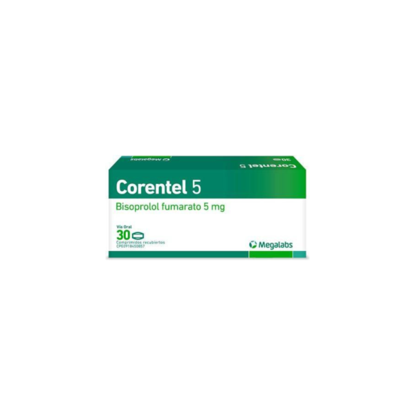 CORENTEL 5 MG. CAJA  X 30 COMP. MEGALABS