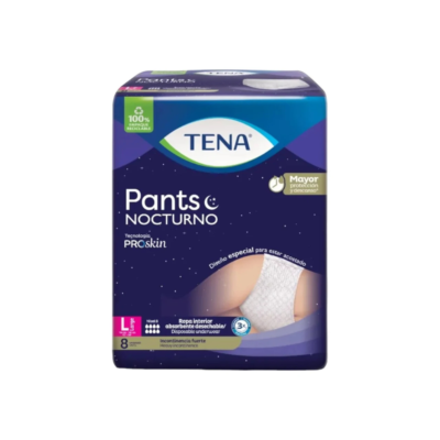 TENA PAÑAL ADULTO PANTS NOCTURNO LARGE X 8 UND SANCELA