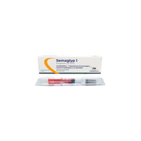 BAJO PEDIDO (69) SEMAGLYP 1 SEMAGLUTIDA AMP CJ X 1 UND FARMEDICAL