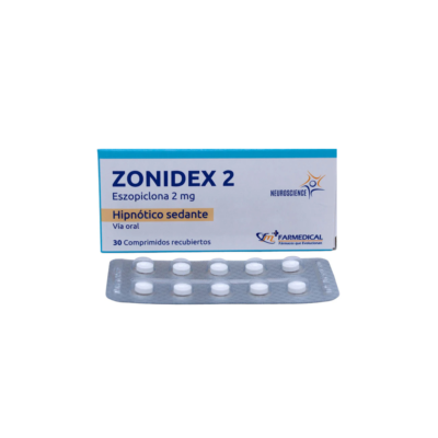 BAJO PEDIDO (83) ZONIDEX 2 (BLI X 10) ESZOPICLONA CJA X30 COMP FARMEDICAL