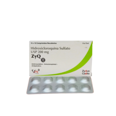 ZYQ HIDROXICLOROQUINA 200 (BLI X10) CJA X 100 COMP FARMEDICAL