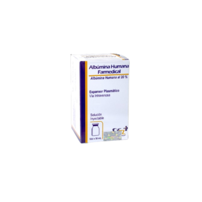 BAJO PEDIDO (89) ALBUMINA HUMANA 20% FCO X 50 ML FARMEDICAL