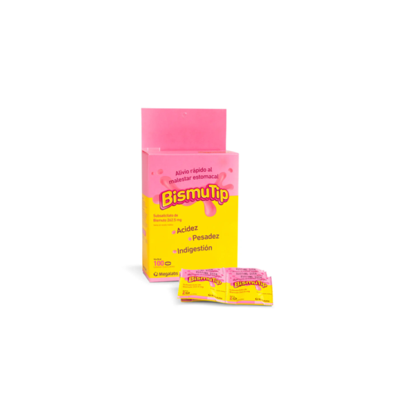 BAJO PEDIDO (92) BISMUTIP MASTICABLE ( SOBRE X 2 UND ) CJA X50 MEGALABS