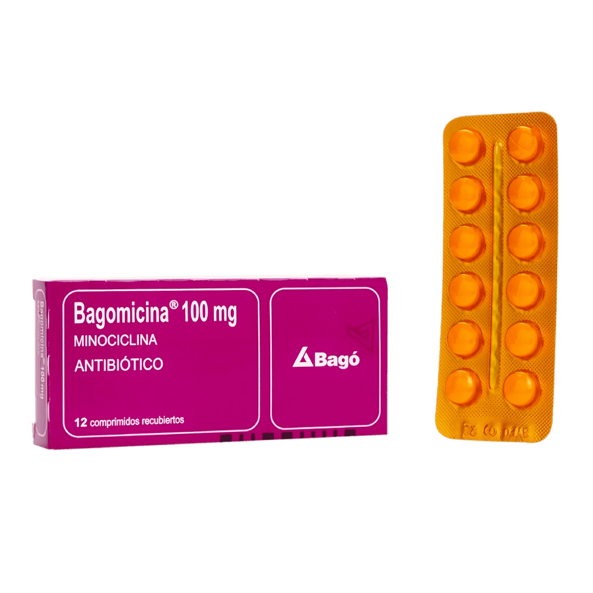 Bagomicina-100 BAGOMICINA 100 MG.| COMPRIMIDOS BAGO