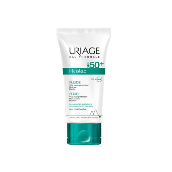 Diseño sin título (12) URIAGE HYSEAC PROTECTOR SOLAR SPF 50+ FLUIDO X 50 ML