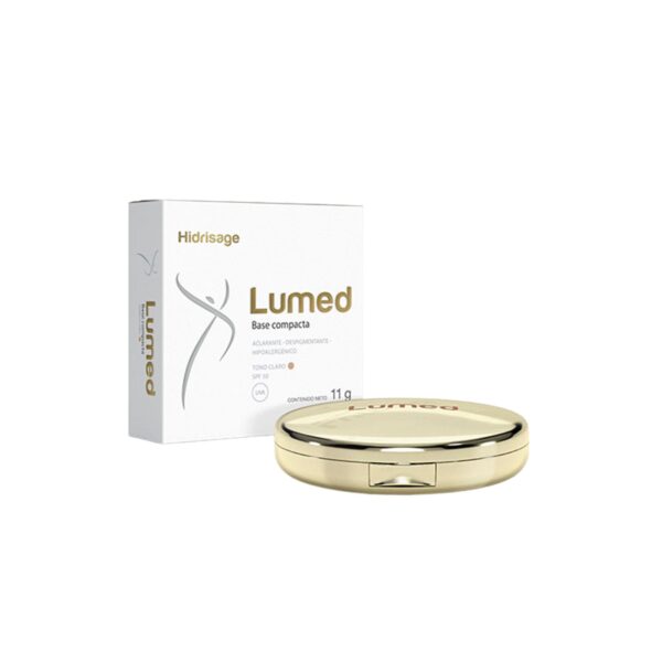 LUMED BC TONO CLARO Y OSCURO SPF 50 BASE COMPACTA X 11 GR HIDRISAGE