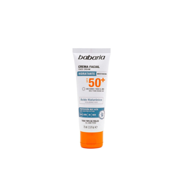 Diseño sin título - 2026-02-20T170329.504 BABARIA ACIDO HYALURONICO CREMA SOLAR SPF50+