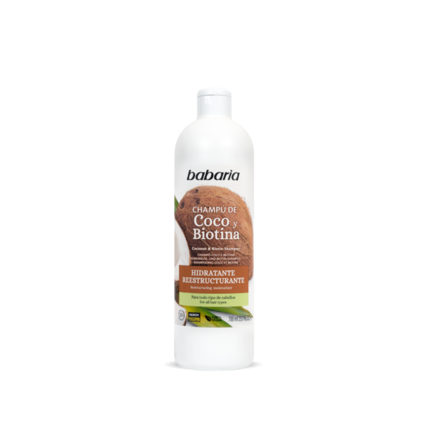 BABARIA CAPILAR CHAMPU COCO BIOTINA X 700 ML