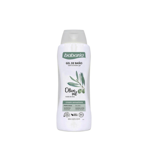 BABARIA GEL DE BAÑO OLIVA X 600 ML