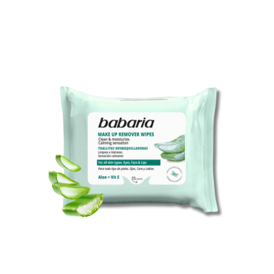 BABARIA TOALLITAS DESMAQ ALOE VERA X 25 UND