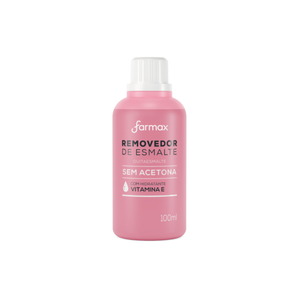 QUITA ESMALTE S/ ACETONA ROSADO FCO X 100 ML FARMAX COLHER