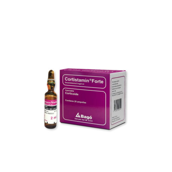 CORTISTAMIN 8 FORTE AMP CJA X20 BAGO