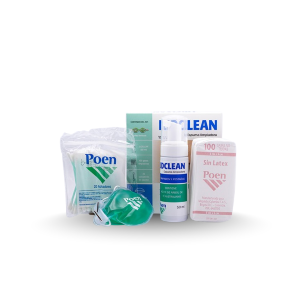 Diseño sin título - 2026-04-04T125416.773 LIDCLEAN 1.5% KIT X 50 ML POEN ESPUMA LIMPIADOR PARPADOS PESTAÑA
