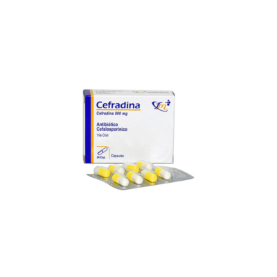 CEFRADINA 500 MG CAJA X 24 CAPS. FARMEDICAL