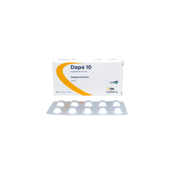 Diseño sin título - 2026-05-09T114219.977 DAPA 10 DAPAGLIFOZINA CJA X 30 COMP FARMEDICAL