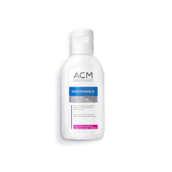 Diseño sin título (35) ACM NOVOPHANE SHAMPOO K ANTICASPA X 125 ML