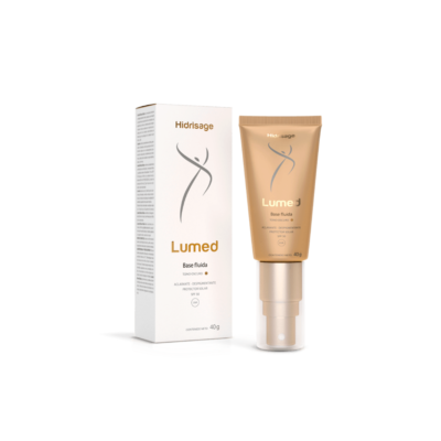 Diseño sin título (76) LUMED BF TONO OSCURO SPF 50 BASE FLUIDA X 40 GR