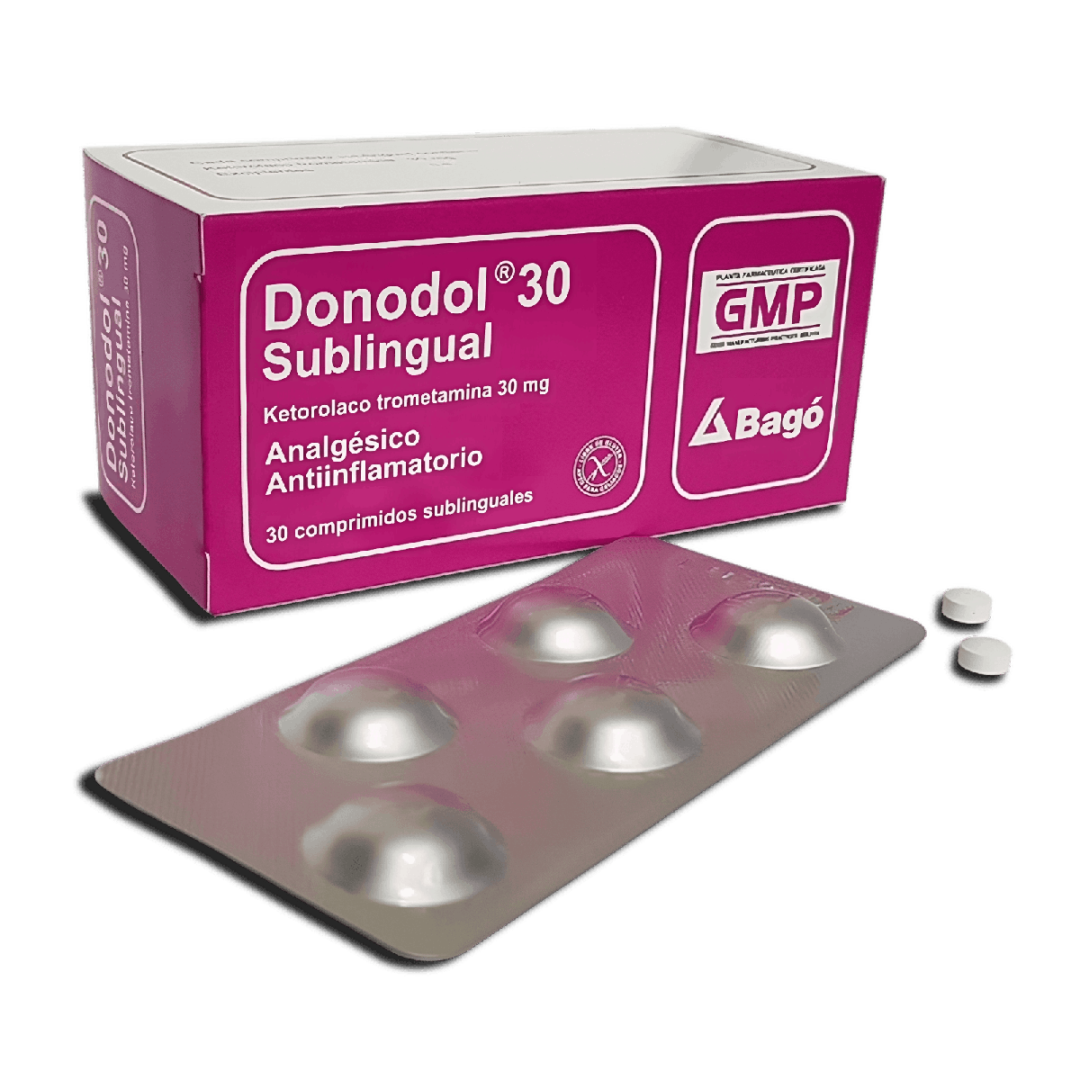 DONODOL 30 SUBLINGUAL| COMPRIMIDOS BAGO - Farmacias Catedral