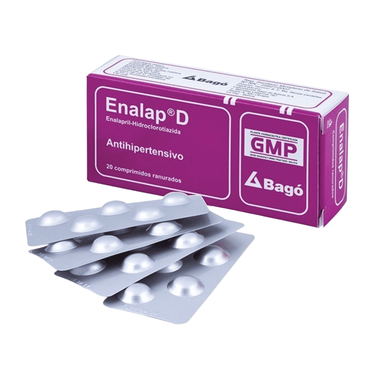 Enalap-D ENALAP D |(BLI X 5) COMPRIMIDOS BAGO
