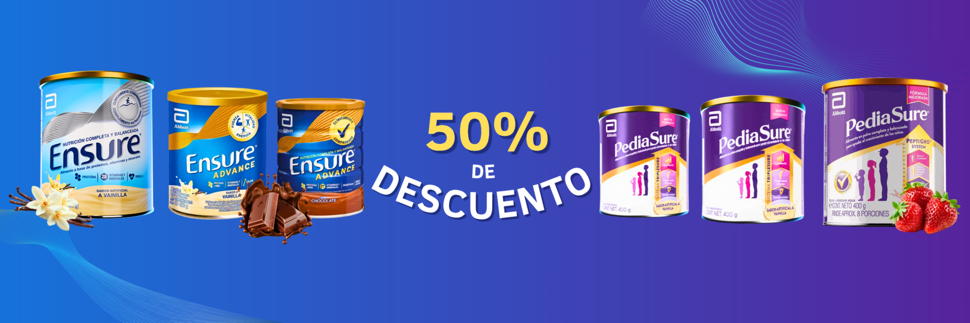 DESCUENTO PEDIASURE Y ENSURE