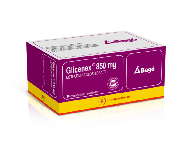Glicenex-850-Mg-X-30-Cp-Vta GLICENEX 850 MG. |(BLI X 6) COMPRIMIDOS. BAGO