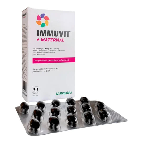 IMMUVIT MATERNAL CJA X 30 GELCAPS MEGALABS IMMUVIT MATERNAL CJA X 30 GELCAPS MEGALABS