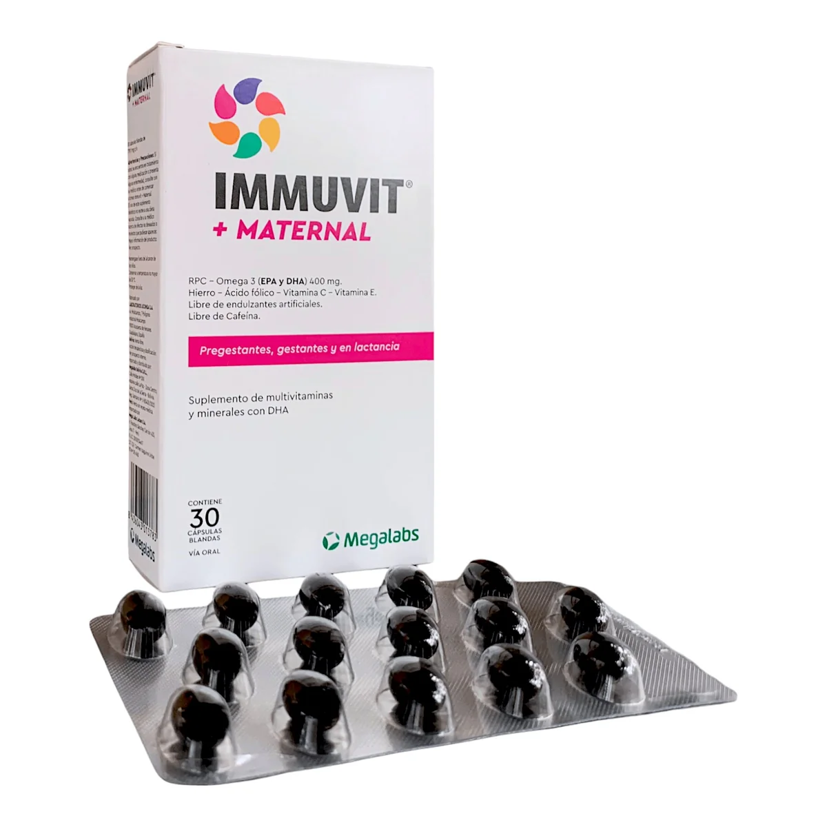 IMMUVIT MATERNAL CJA X 30 GELCAPS MEGALABS