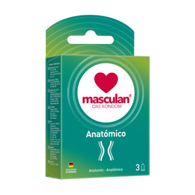 MASCULAN 4 ANATOMIC CJA X 3 UNID OTCLABIFA MASCULAN 4 ANATOMIC CJA X 3 UNID OTCLABIFA