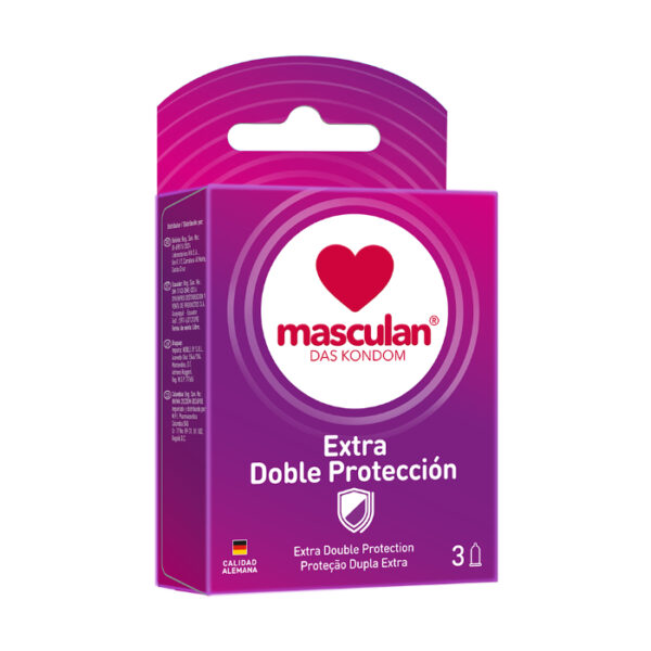 MASCULAN DOBLE PROTECCION CJA X 3 UNID OTCLABIFA MASCULAN DOBLE PROTECCION CJA X 3 UNID OTCLABIFA