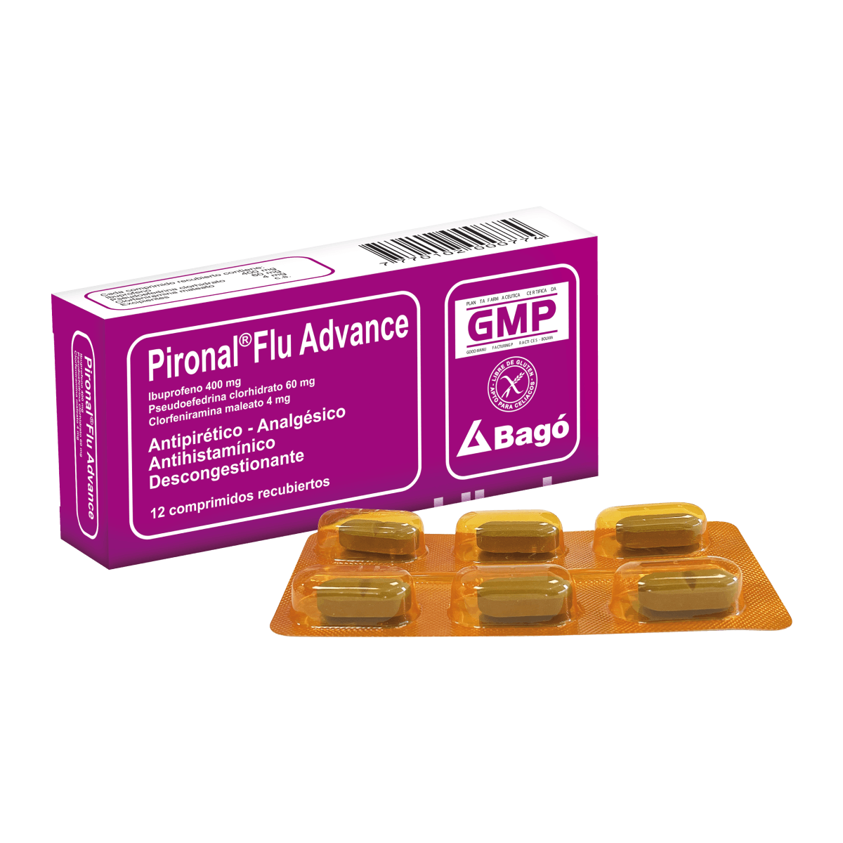 PIRONAL FLU ADVANCE COMP|  BAGO