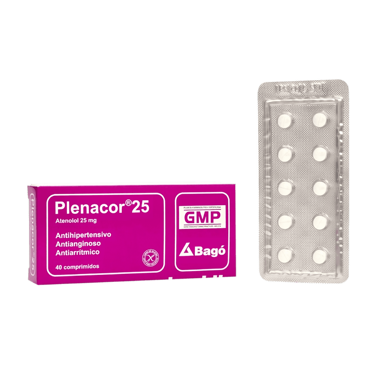Plenacor-25 PLENACOR 25| (BLI X 10) CJA X 40 COMP. BAGO