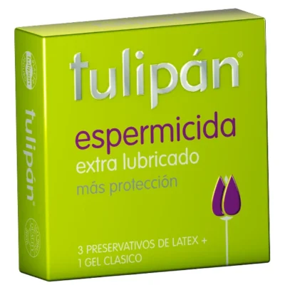 TULIPAN ESPERMICIDA X 3 UND COLHER DICON TULIPAN ESPERMICIDA X 3 UND COLHER DICON