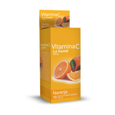 VITAMINA C (BLI X 10 ) NARANJA CJA X 100 LA SANTE VITAMINA C (BLI X 10 ) NARANJA CJA X 100 LA SANTE OFER 11.5