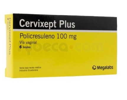 CERVIXEPT ÓVULOS | CAJA DE 6 ÓVULOS MEGALABS