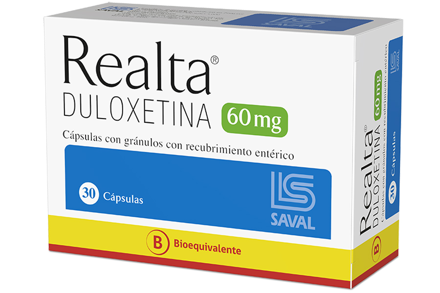 REALTA 60mg DULOXETINA X 30 capsulas SAVAL