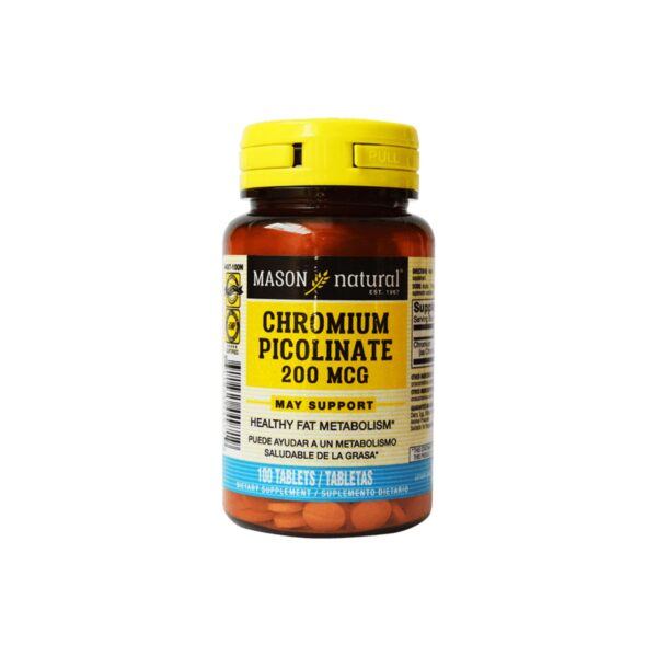 sda (2) CHROMIUM PICOLINATE X 100TAB MASON