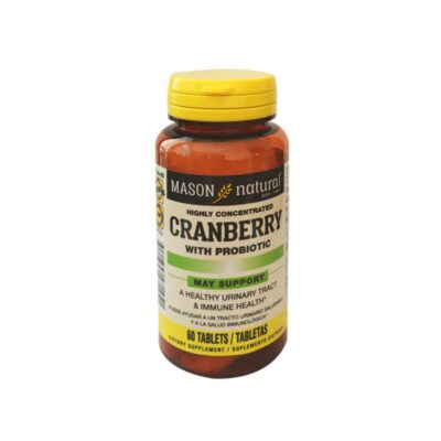 sda (4) CRANBERRY W/PROBIOTI 500 MG X 60 CAPS MASON