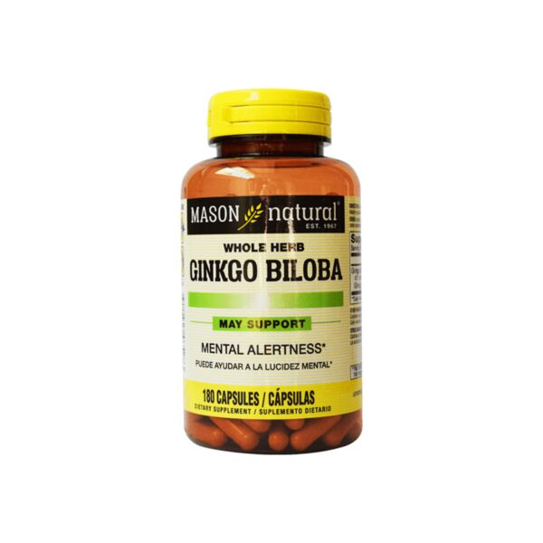 sda (6) GINKGO BILOBA 500 MG FCO X 180 CAPS MASON