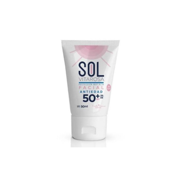 sda SOLVITAROSA FACIAL ANTIEDAD COLOR SPF 50+ X 50 ML LABVITA