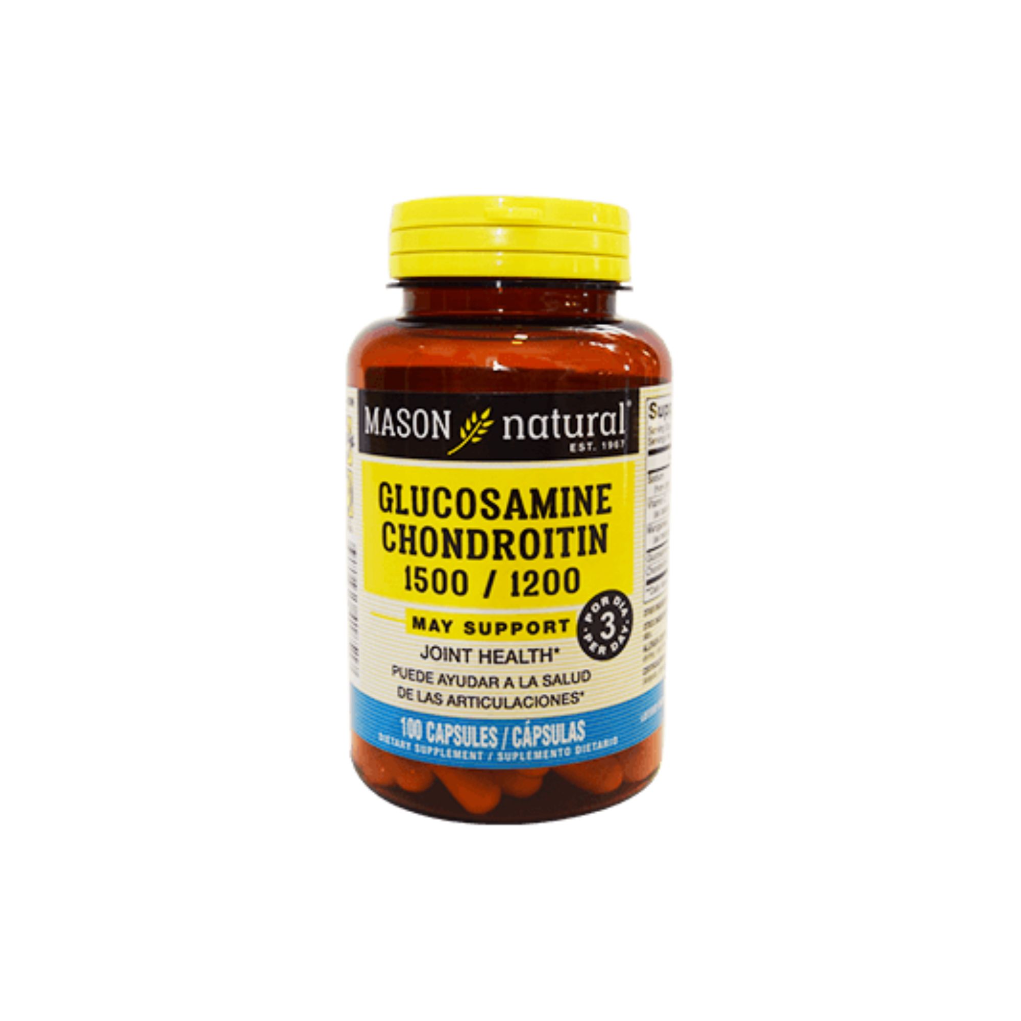 GLUCOSAMINE CHONDROITIN 1500/1200 X 100 CAPS MASON